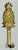 Figurative Vintage Brass Pineapple Wall Hook For Sale - Image 3 of 5