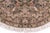 Shabby Chic 1990's Pak-Persian Green/Gray Wool Round Rug - 6'2'' X 6'3'' For Sale - Image 4 of 9