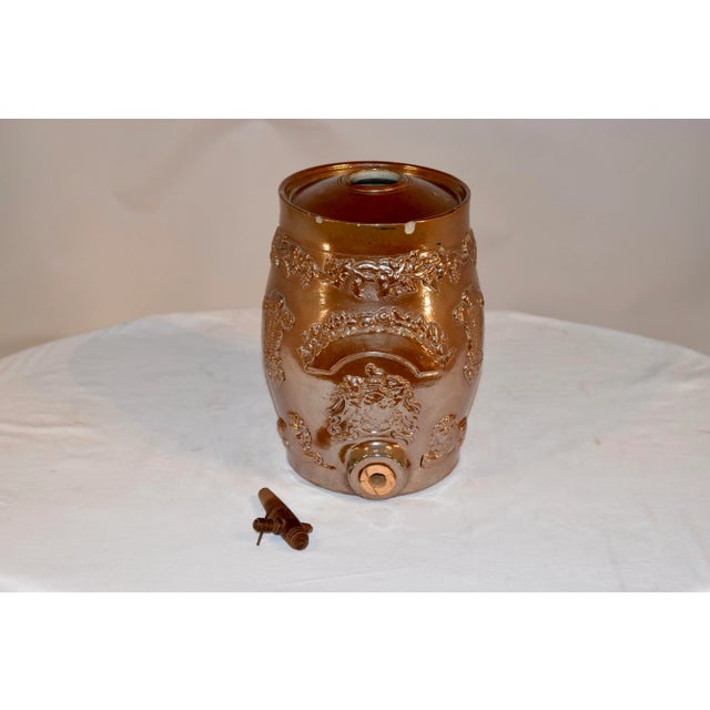 Ceramic 19th C English Spirit Barrel For Sale - Image 7 of 8