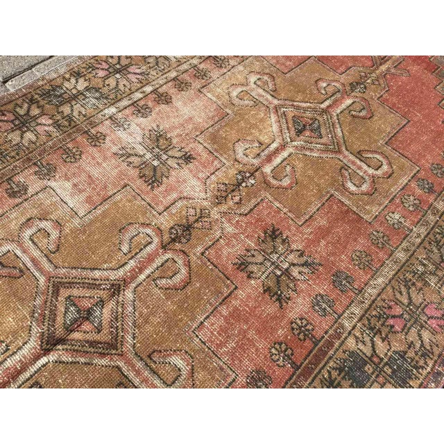 1950s Rustic Turkish Area Rug - 57" X 114" For Sale - Image 4 of 10