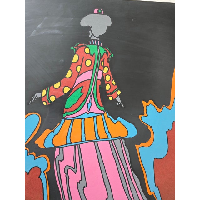 1970s 1970s Peter Max "Night of Magic" Serigraph Screenprint Signed Numbered 32/100 VTG 1971 For Sale - Image 5 of 6