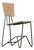Vintage 90's Industrial Iron and Plywood Dining Chairs – Design by Sauer & Gueswel For Sale