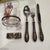 Antique Silver Set of Cutlery, 1800s, Set of 6 For Sale - Image 5 of 11