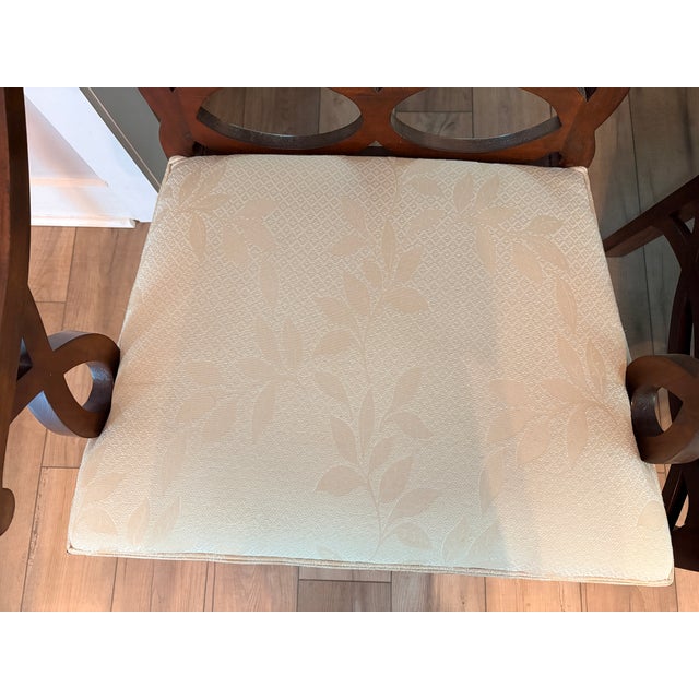 1980s Francis Elkin Style Loop Chairs, Hollywood Regency, 1980s For Sale - Image 5 of 9