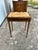 French 19th Century Louis XVI Mahogany Leather Top Side Table For Sale - Image 6 of 12
