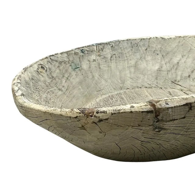 1970s Vintage Wooden Parat Bowl - Medium For Sale - Image 4 of 5