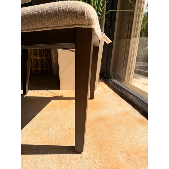 Four Hands Llc. Taupe & Birch Wood Dining Chair For Sale - Image 4 of 6