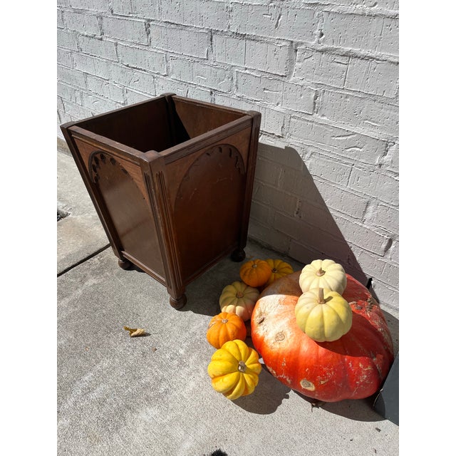 Mid 20th Century Library Wastebasket/Planter For Sale - Image 10 of 11