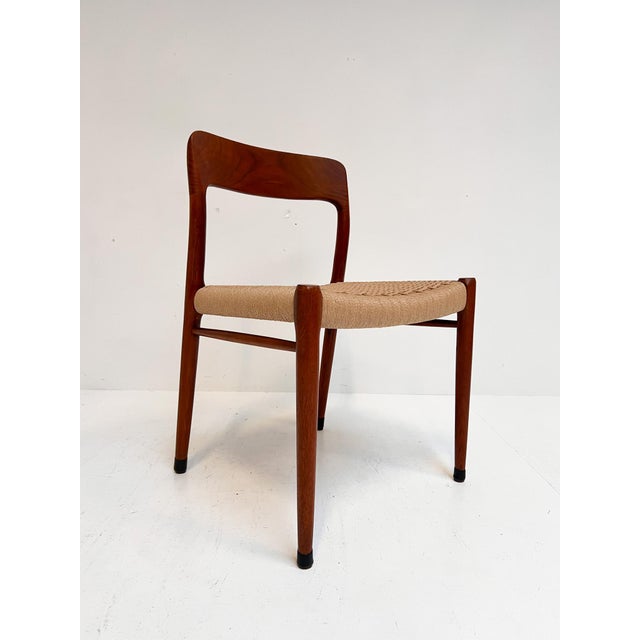 Vintage Model 75 Chairs by Niels Møller for J.L. Møllers, 1960s, Set of 4 For Sale - Image 9 of 18