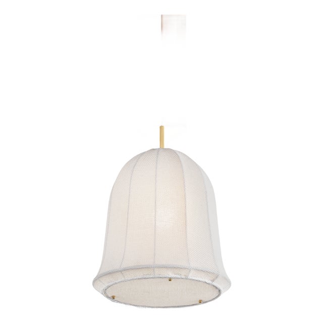 Mitzi Risa 14 in. 1 Light Pendant in Aged Brass Finish For Sale