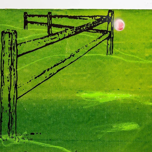 Iain BaxterIain Baxter& "Reaching Landscape" Conceptual Monoprint Painting For Sale - Image 4 of 4