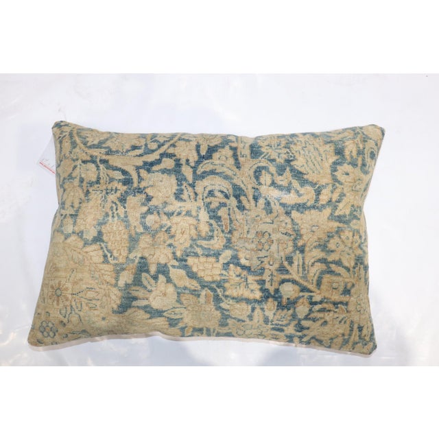 Pillow made from antique persian Kerman Rug