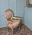 A Superb French 19th Century Gilt Salon Chair This Elegant Chair has been re finished and upholstered in Pink Bronze Silk...