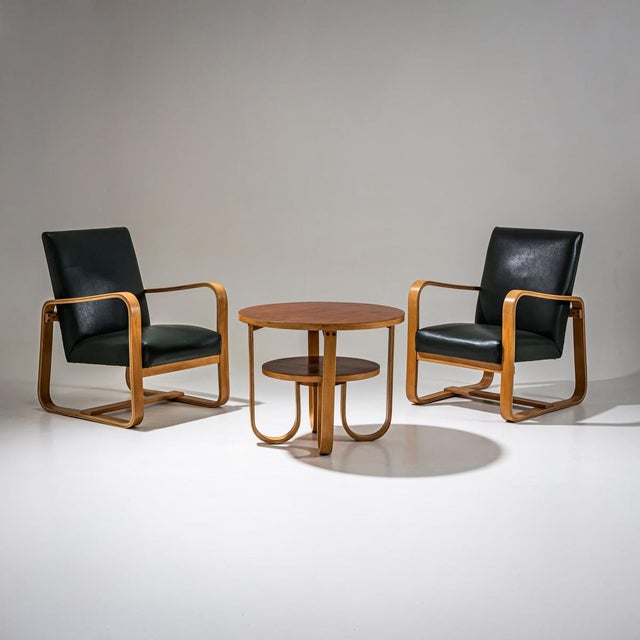 Seating Group by Giuseppe Pagano Pogatschnig, Set of 5 For Sale - Image 4 of 15