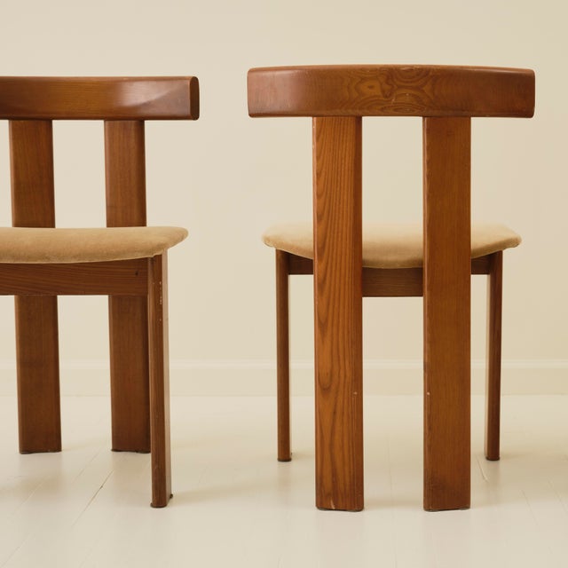 Camel Luigi Vaghi Dining Chairs in Walnut, Set of 6, Italy 1960s For Sale - Image 8 of 12