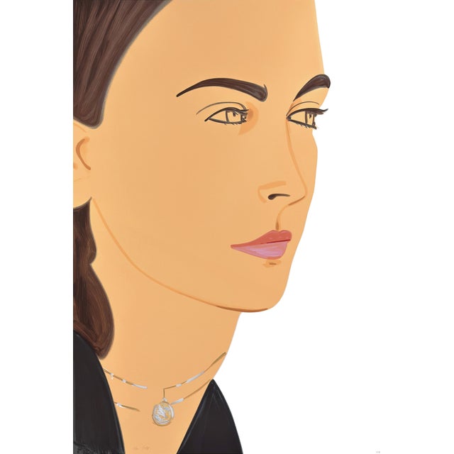 Alex Katz, Olivia 3 (From Oliva Suite), Large Hand Signed Silkscreen For Sale
