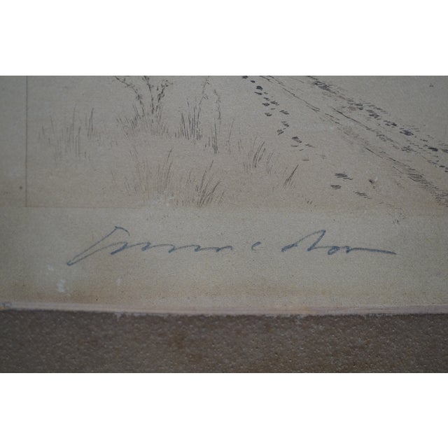 Antique Ernest C Rost Signed Four Seasons Panoramic Landscape Print 32" For Sale - Image 10 of 13