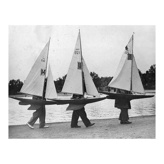 'Model Boats' Unframed Archival Pigment Print For Sale