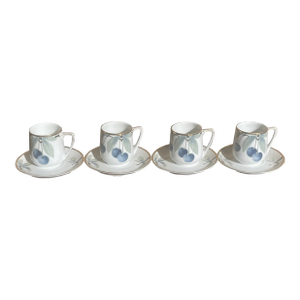 Art Nouveau C1910 Germany Rosenthal Donatello Espresso Set of 4