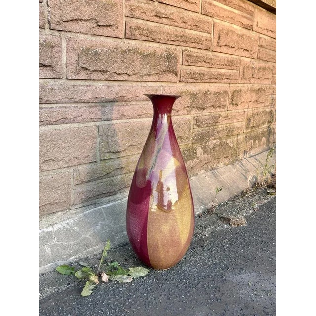 Large Art Deco Abstract Glazed Studio Ceramic Vase, Germany, 1920s For Sale - Image 17 of 18