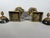 Pair of Louis XVI style green marble and gilt bronze cassolettes For Sale - Image 4 of 5