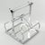 Metal 1930s Jacques Adnet Art Deco Barware Bottle Holder Carrier For Sale - Image 7 of 9