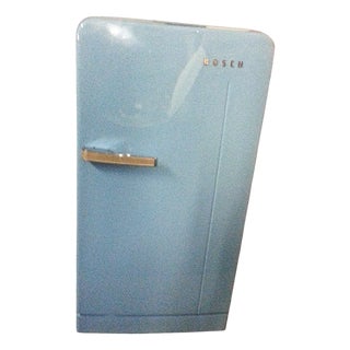 German Fridge in Blue and White from Bosch, 1950s For Sale