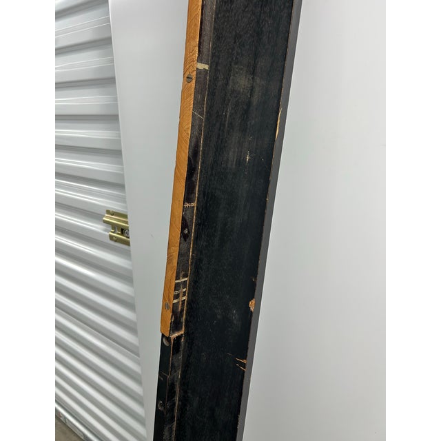 Vintage Mid-Century Full Size Black Lacquered Bed For Sale - Image 12 of 12
