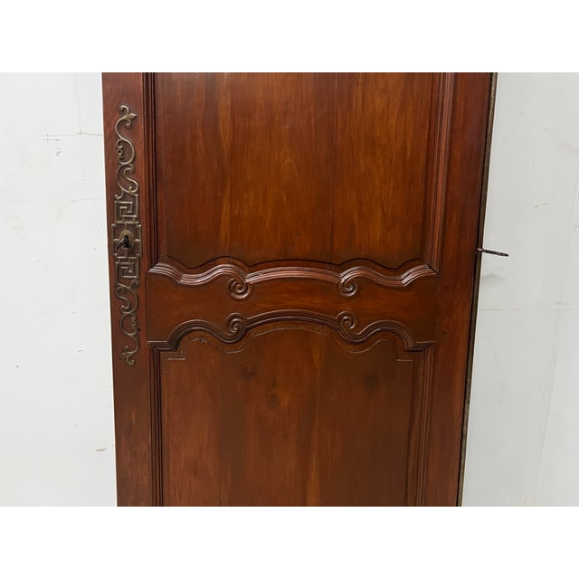 Antique Cabinet Door in Cherry Wood, 1800s For Sale - Image 4 of 18