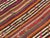 1960s Striped Vintage Turkish Kilim Rug - 72" X 103" For Sale - Image 5 of 8