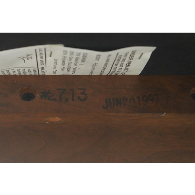 Stickley Mission Cherry Morris Chair & Ottoman For Sale - Image 16 of 17