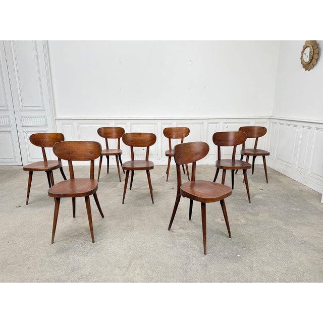 Chairs from Baumann, 1960s, Set of 8 For Sale - Image 3 of 9