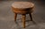 Early 20th Century Early 20th Century Round Butcher Block Coffee Table on Wooden Legs For Sale - Image 5 of 7
