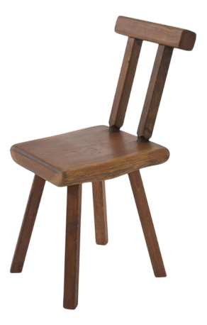 Brutalist Chair from Mobichalet, 1950s