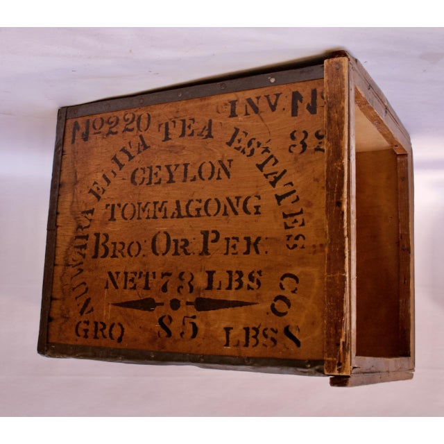 Vintage Salada Tea Chest / Crate Chairish