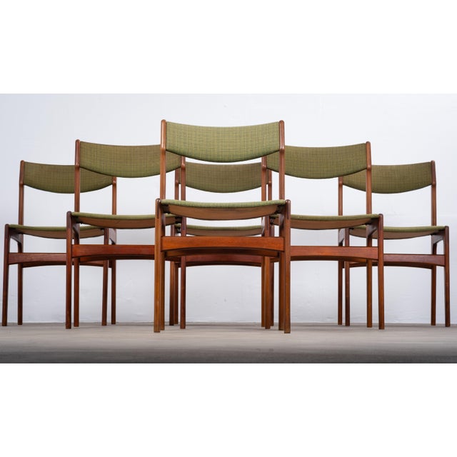 Vintage Danish Teak Dining Chairs by Erik Buch, 1960s, Set of 6 For Sale - Image 6 of 7
