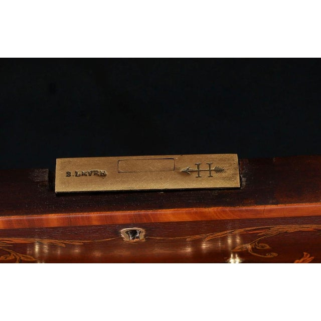 Antique Early George II Inlaid Mahogany Chest with Secretaire, 18th Century For Sale - Image 13 of 18