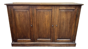 20th Century Oak Sideboard with Three Doors