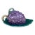 Majolica Grapes Tureen Sarreguemines, Circa 1930 For Sale