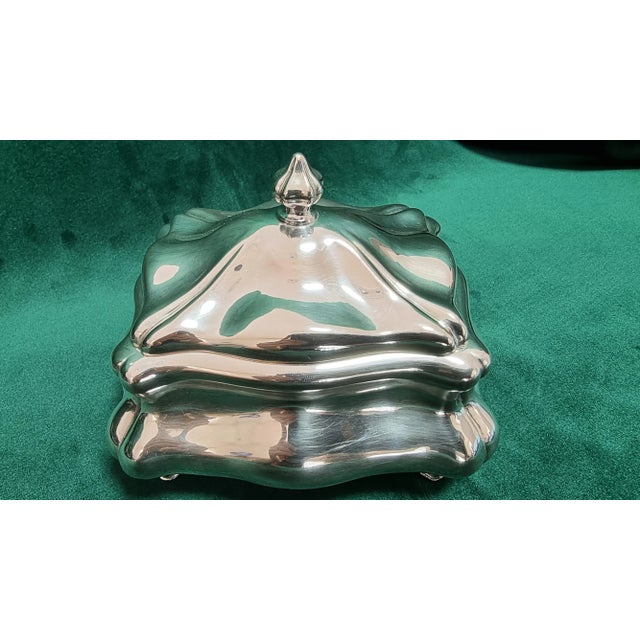 Army Group PW 835 Silver Box by Hugo Green & Co Oy, Helsinki, 1950s For Sale - Image 4 of 14