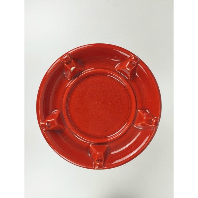 Glass Large Space Age Candleholder or Lantern in Glass and Ceramic, 1970s For Sale - Image 7 of 14