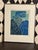 Blue Signed Modernist Figurative Expressionist Relief Imp. Print in Blue & Green, Numbered 1/5 by Lorraine Kreimeyer For Sale - Image 8 of 9