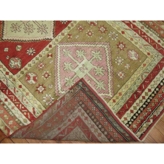 Red Antique Zabihi Collection Karabagh Carpet - 4' x 7'9" For Sale - Image 8 of 9
