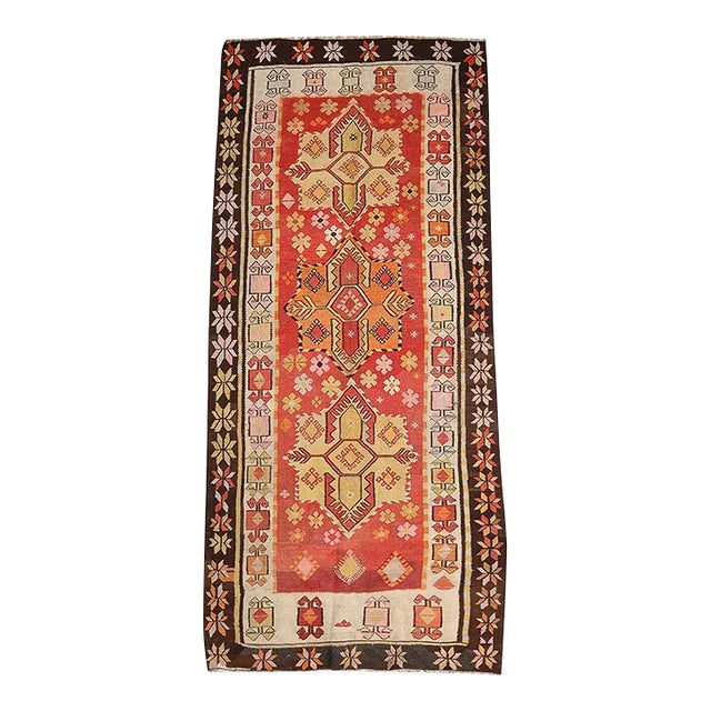 Vintage Mid Century Turkish Kilim For Sale