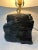 Charcoal / Black Coal Stone Lamp For Sale - Image 10 of 12