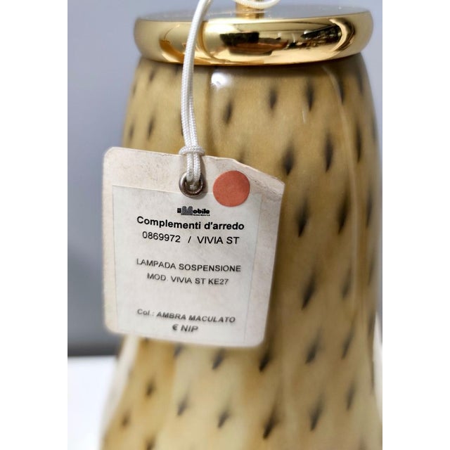 Vintage Adjustable Pendant Light by Toso & Massari for Leucos, 1996 For Sale - Image 12 of 13