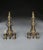 Metal Cast Iron Andirons or Firedogs, 1860, Set of 2 For Sale - Image 7 of 7