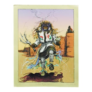 Larry Fodor "Moenkopi Buffalo Dancers 1" Original Color Lithograph H.Signed For Sale
