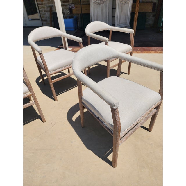 Set of Four Burnett Armchairs For Sale - Image 12 of 13