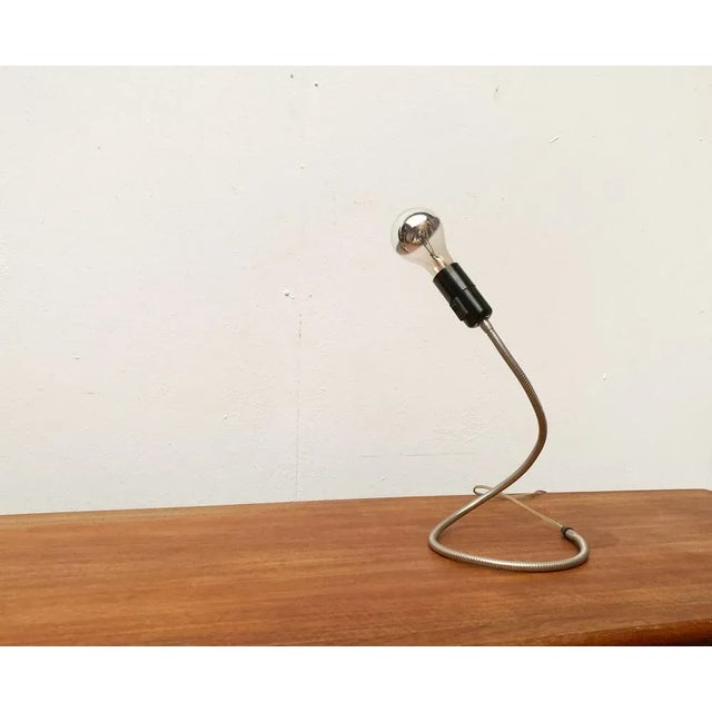 German Minimalist Lightworm Table Lamp by Walter Schnepel for Tecnolumen For Sale - Image 14 of 18